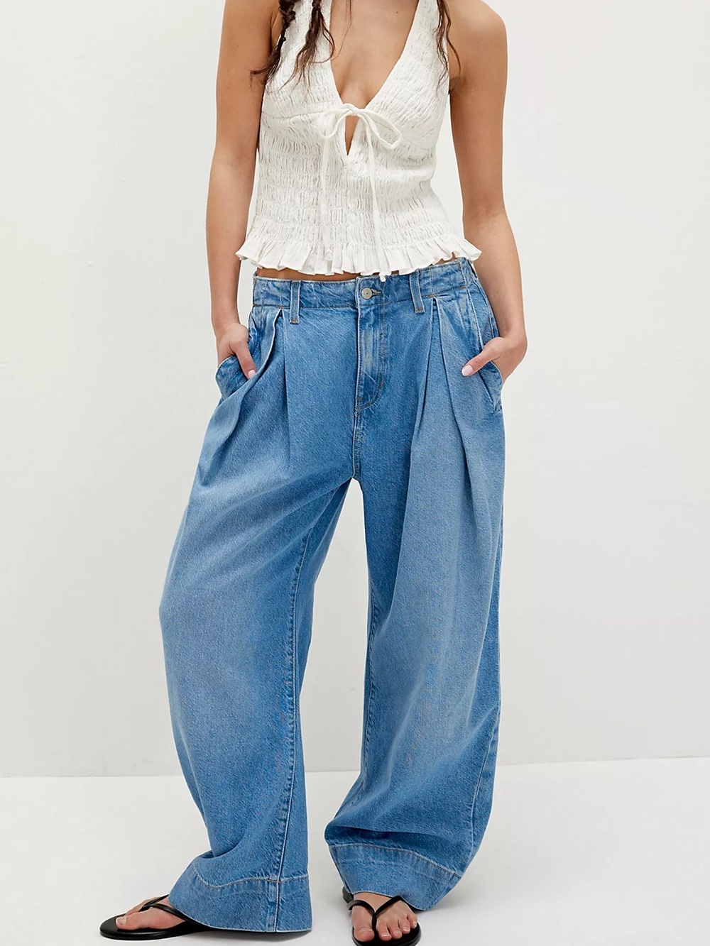 Free people CRVY New Spin Trouser Jeans